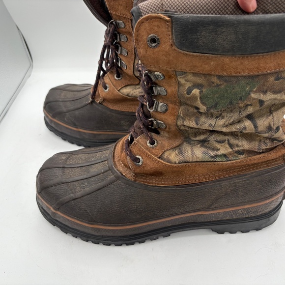 Wolverine Thinsulate Camo Brown Rubber Hunting Duck Boots Outdoor Size 10 main image 11